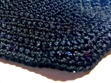 Fliegenhäubchen mit Bionenfaser, schwarz